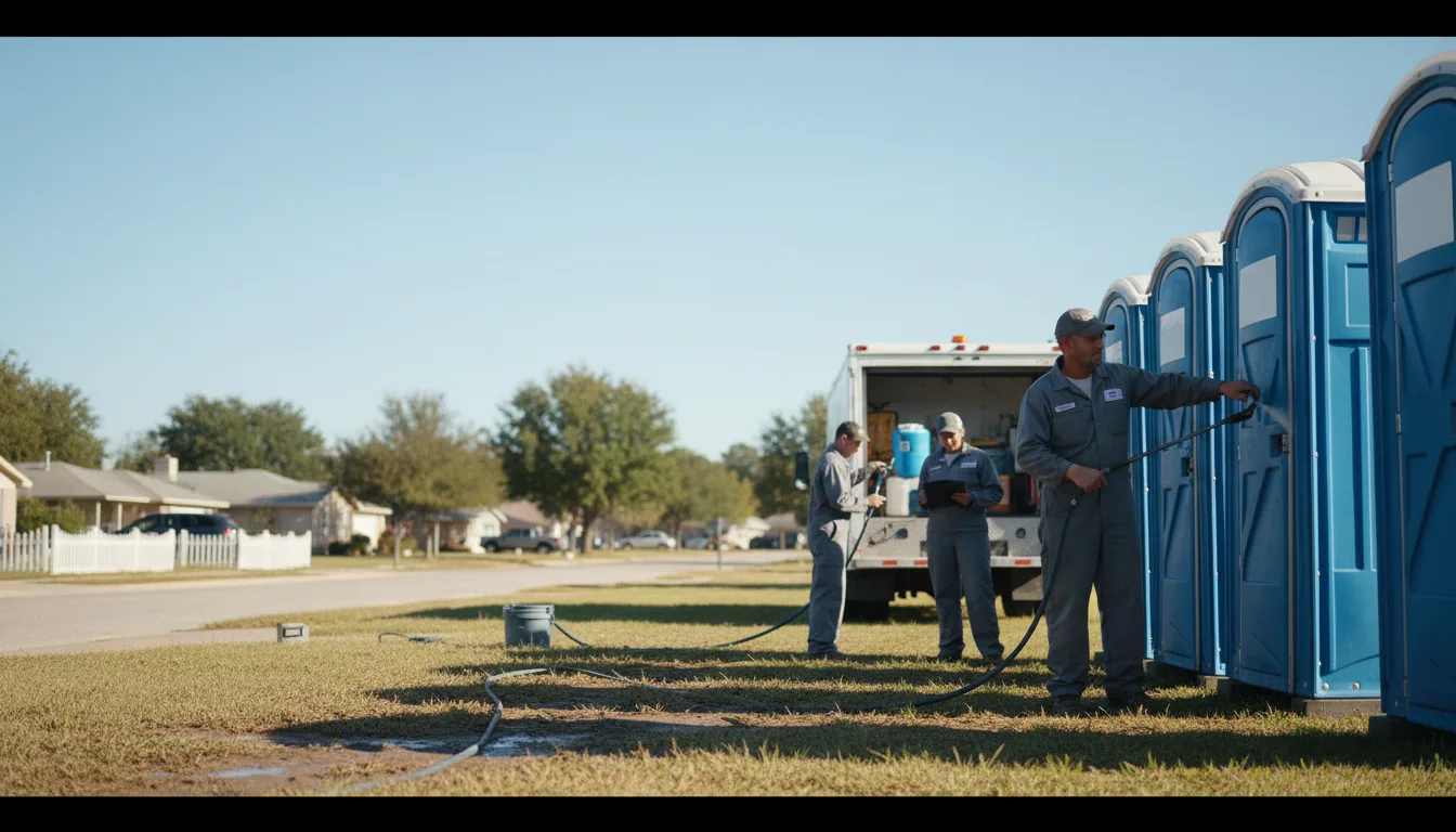 Long-Term Portable Toilet Rental in Elkins, AR near me
